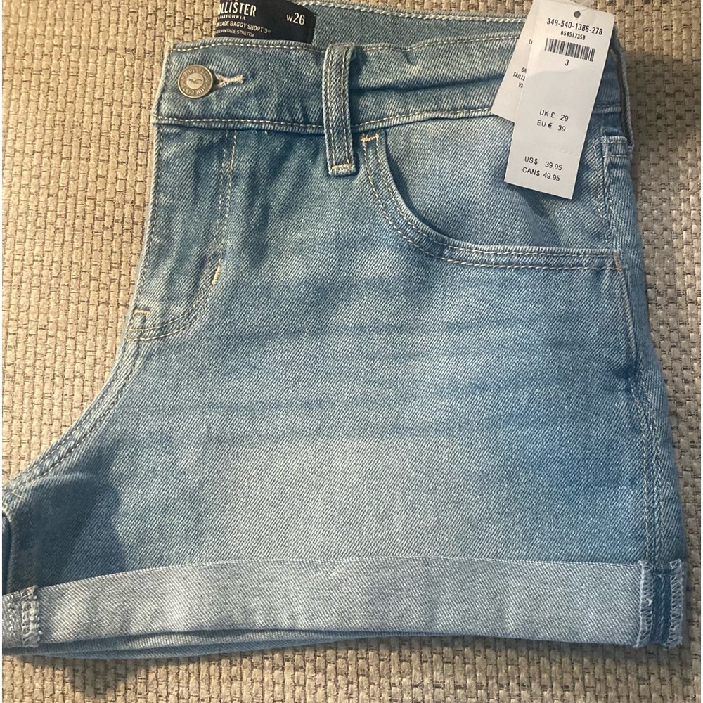 Low-Rise Wash Vintage Baggy Denim Shorts